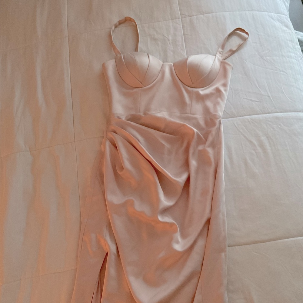 Bridesmaid dress light pink